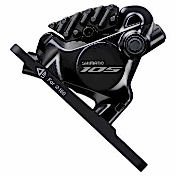 SHIMANO 105 BR-R7170-F 2 PİSTONLU DÜZ MONTAJ ÖN DİSK FREN KALİPER - SHIMANO